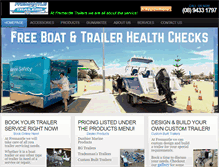 Tablet Screenshot of fremantletrailers.com.au